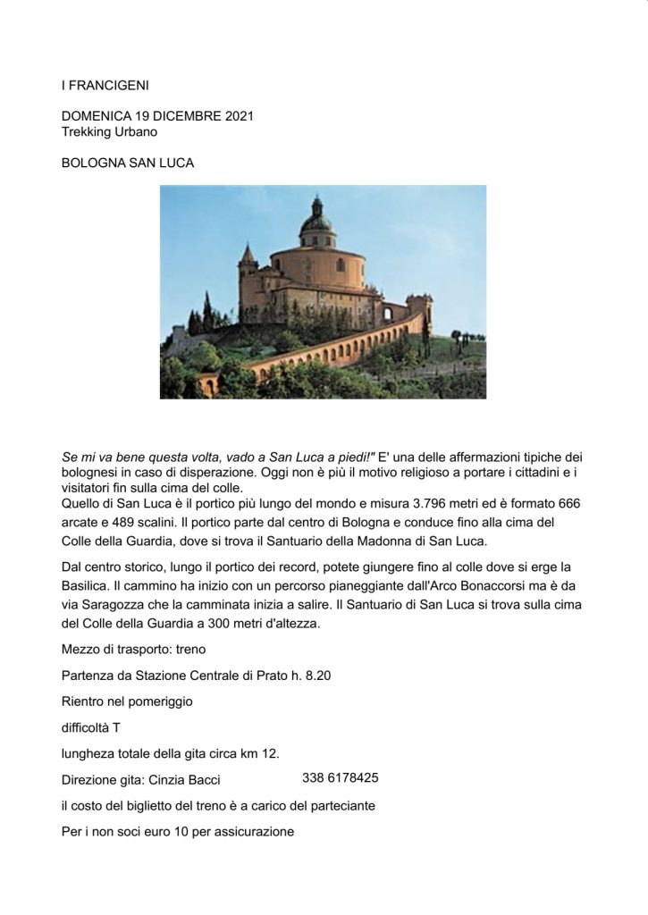 Locandina Bologna - San Luca - 211219