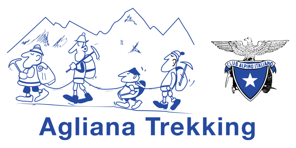 Logo agliana trekking orizzontale blu 1